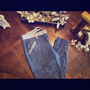 7 For All Mankind Drapey Contrast Pants